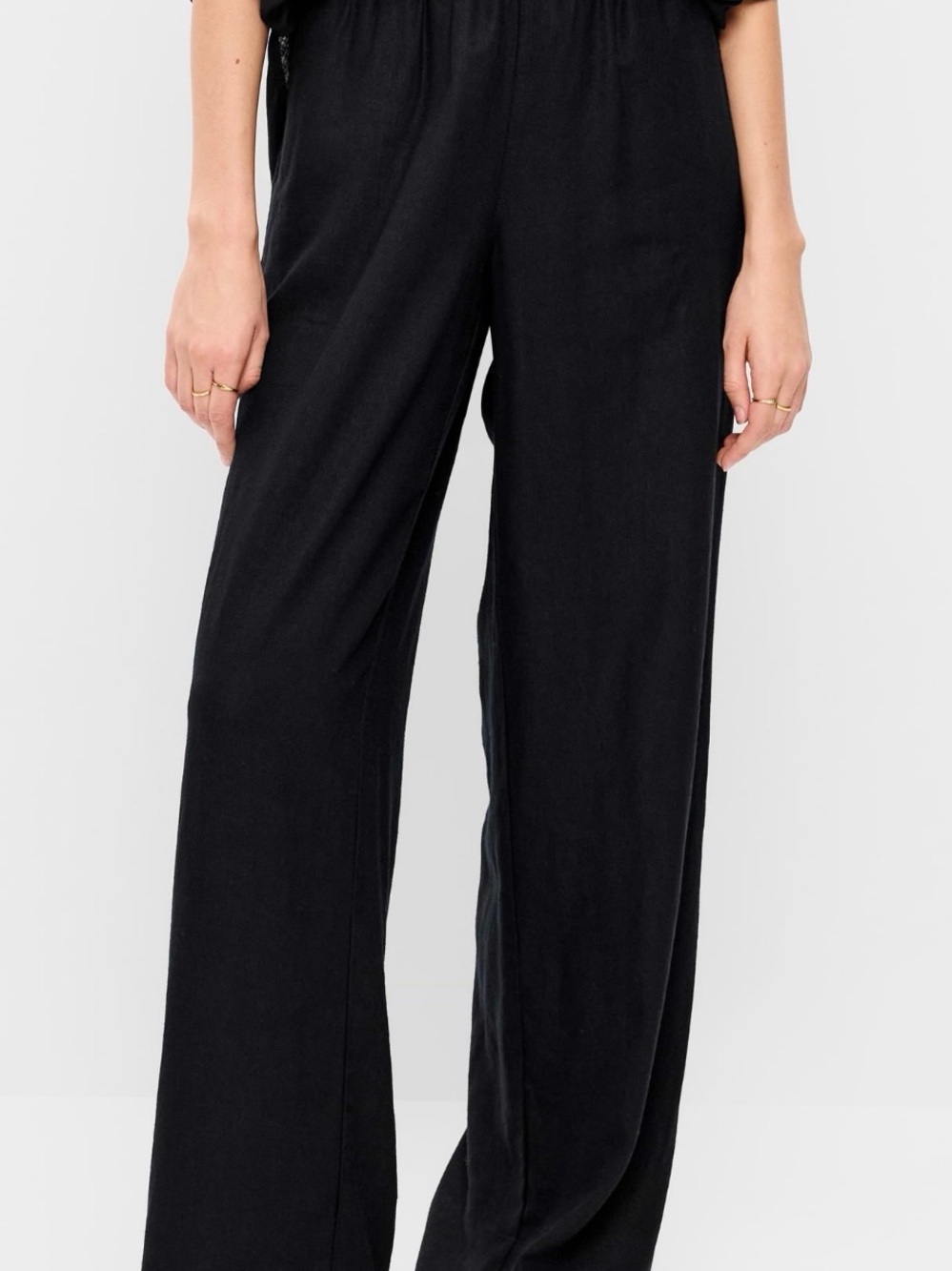 Old Navy Black Wide-Leg Women's Pants